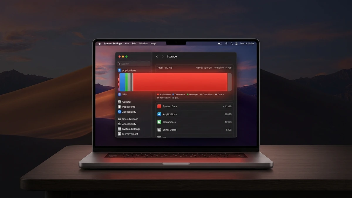 Reduce System Data macOS Sequoia
